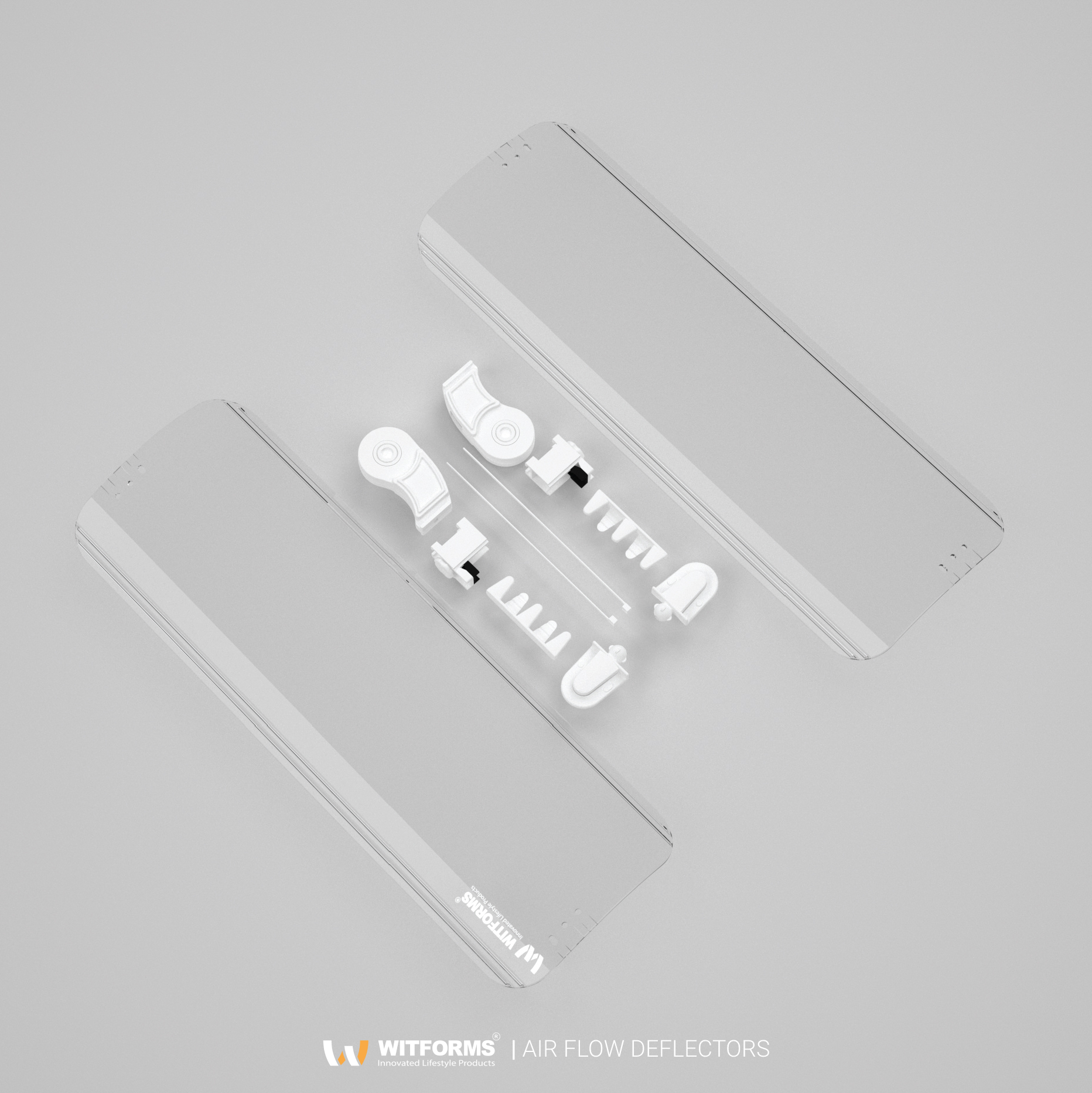 Central - Adjustable AC air Deflector Suitable for Central air conditioner's Register and Grille