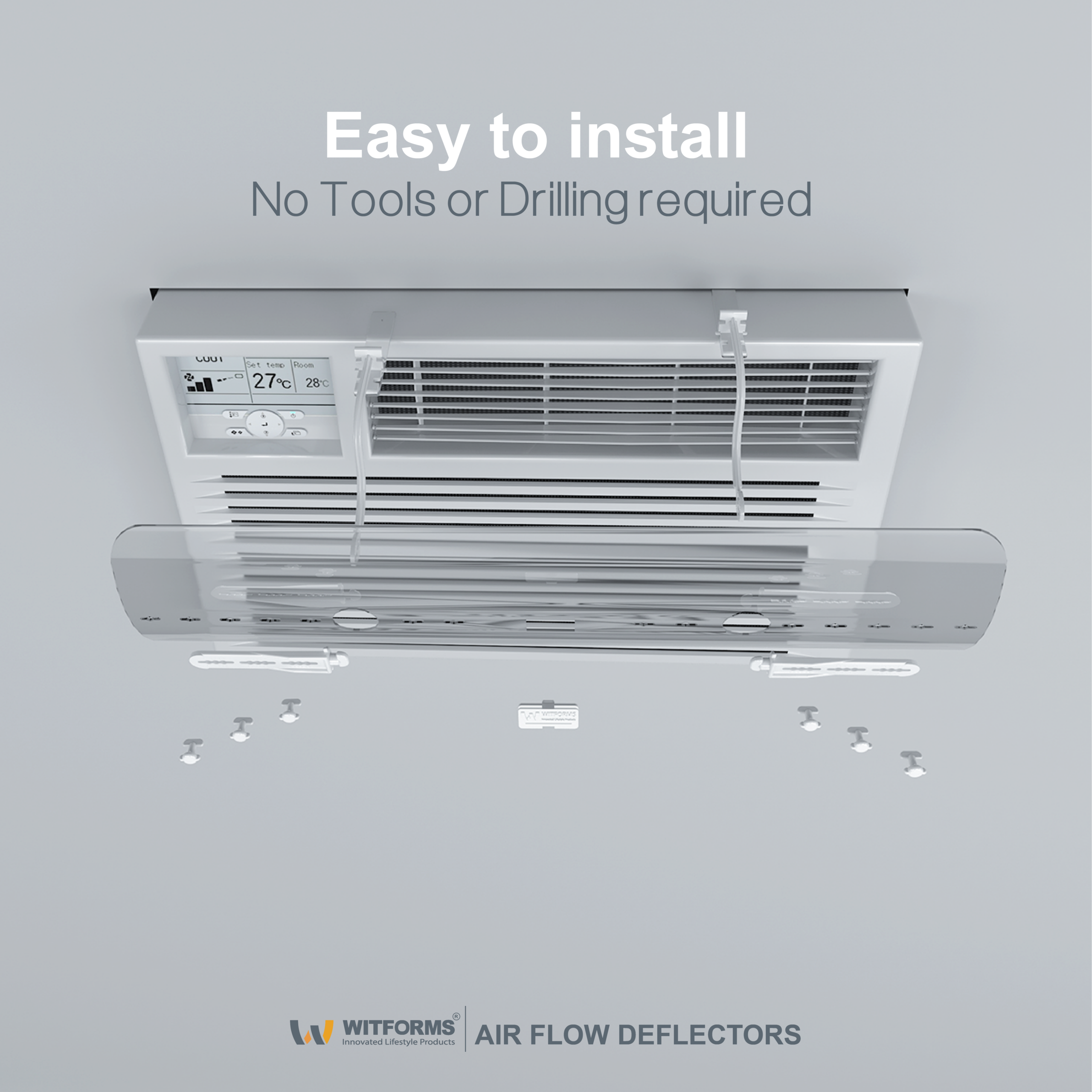 Window Top Outlet - Adjustable AC air Deflector Suitable for Window Top air conditioner - Image 7