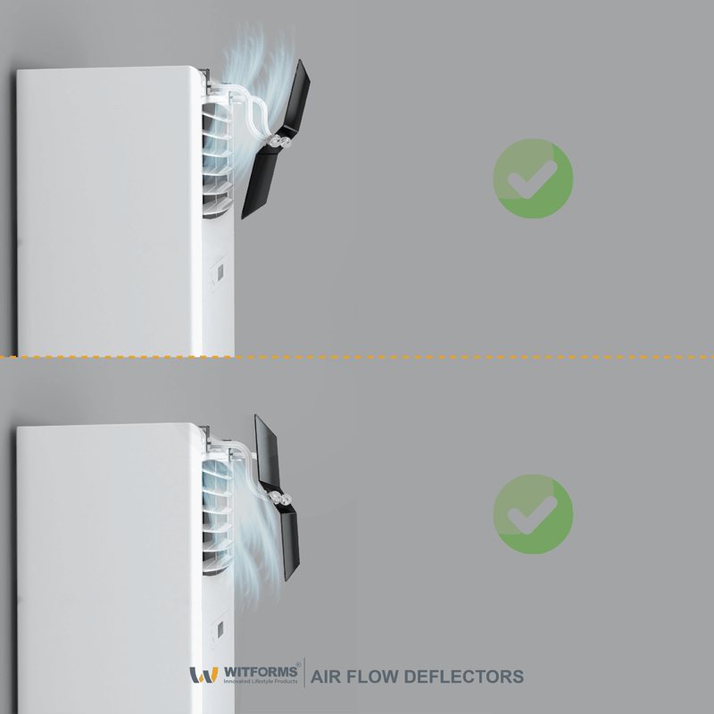 STANDFLOW - Adjustable AC air deflector suitable for booster air conditioners